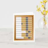Carte Abacus (Fleur jaune)
