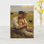 Carte Abbraccio sulla collina dell'ora d'oro (Fleur jaune)