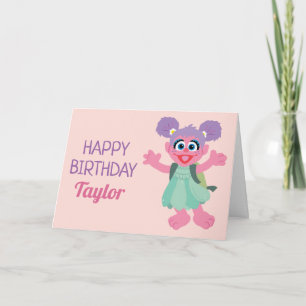 Carte Abby Cadabby en forêt   Joyeux Anniversaire