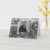 Carte Abe Lincoln "Détruisez les ennemis" Citations de s (Fleur jaune)