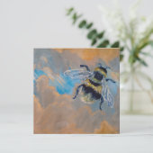 Carte Abeille dans le ciel (Debout devant)