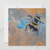 Carte Abeille dans le ciel (Dos)