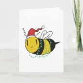 Carte abeille de Noël (Devant)