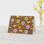 Carte Abeille & Fleurs (Fleur jaune)