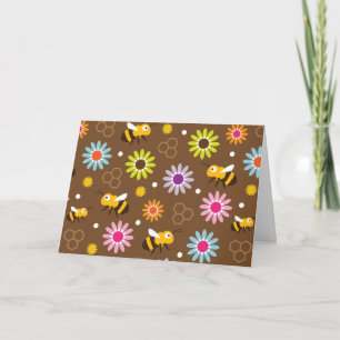 Carte Abeille & Fleurs