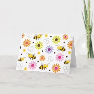 Carte Abeille & Fleurs