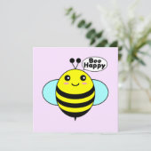 Carte Abeille Heureuse 2 (Debout devant)