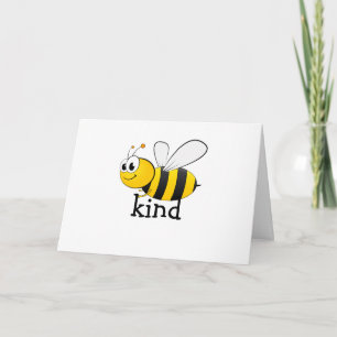 Carte Abeille mignonne