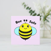 Carte Abeille sûre 2 (Debout devant)