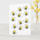 Carte Abeilles de miel (Fleur jaune)