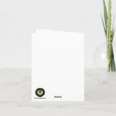 Carte Abercrombie Crest/Tartan avec Robin Smas personnal (Dos)