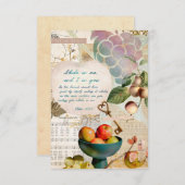 Carte Abide in Me Fruitative Faith (Devant / Derrière)