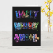 Carte Abigail (Fleur jaune)