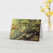 Carte "Above a Beaver Dam II" Abstractly Enhanced Pond (Fleur jaune)