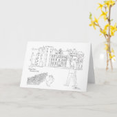 Carte Aboyne Castle Archer et Scottie Dog (Fleur jaune)