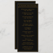 Carte Abraham Hicks 22 processus de LOA Signet noir (Devant / Derrière)