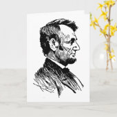 Carte Abraham Lincoln (Fleur jaune)
