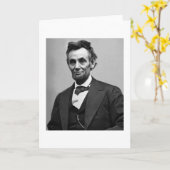 Carte Abraham Lincoln (Fleur jaune)
