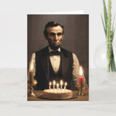Carte abraham lincolns anniversaire (Devant)