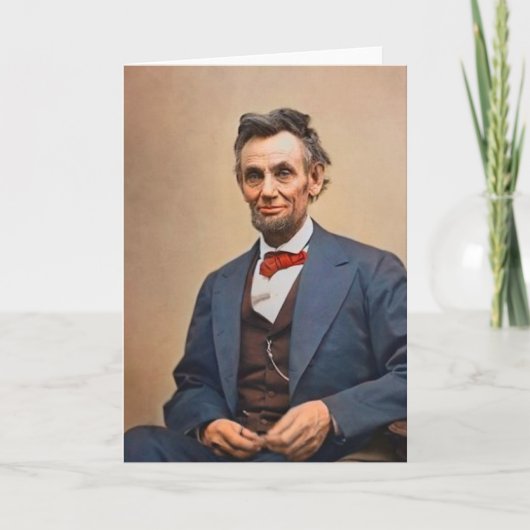 Carte Abraham Lincolon (Devant)