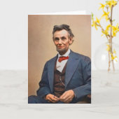 Carte Abraham Lincolon (Fleur jaune)