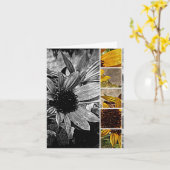 Carte Abrégé sur tournesol (Fleur jaune)