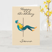 Carte Absence (Fleur jaune)