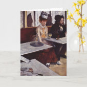 Carte Absinthe - Edgar Degas - c1876 (Fleur jaune)
