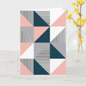 Carte Abstract ful geometry (Fleur jaune)