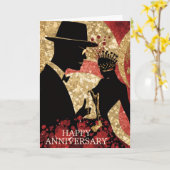 Carte Abstract Jazz Serenade (Fleur jaune)