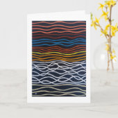 Carte Abstract Seafront Painting by Alfred Fox (Fleur jaune)