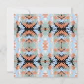 Carte Abstract Split Ends Pattern And Soft Pastels (Devant)