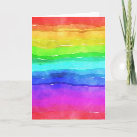 Carte Abstract Watercolor (Devant)