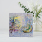 Carte abstraction citronnée (Debout devant)