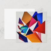 Carte Abstraction géométrique (Devant / Derrière)