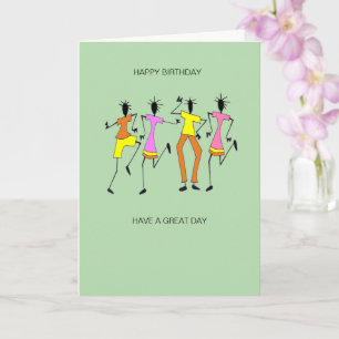 Carte Abstrait, Fête fantastique Heure Anniversaire