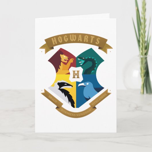 Carte Abstrait HOGWARTS™ Crest (Devant)