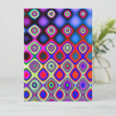 Carte Abstrait lumineux (Debout devant)