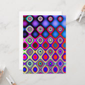 Carte Abstrait lumineux (Devant/Arrière en situation)