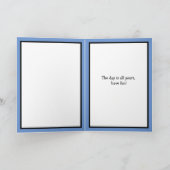 Carte Abstrait moderne personnalisé Joyeux anniversaire (Intérieur)