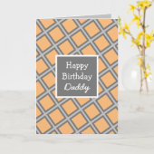 Carte Abstrait moderne Personnalisé Joyeux Anniversaire (Fleur jaune)