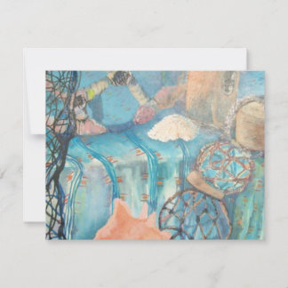 Carte abstrait nautique