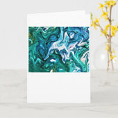 Carte Abstraite Color Study 132 (Fleur jaune)