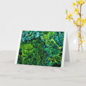 Carte Abstraite Color Study 367 (Fleur jaune)