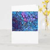 Carte Abstraite Color Study 368 (Fleur jaune)