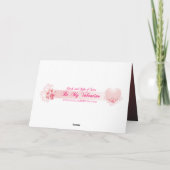 Carte Abstraite de Saint-Valentin Red Heart (Dos)