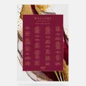 Carte Abstraite de sièges mousseux Vin Rouge ID101 (Recto)