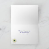 Carte abstraite de solstice d'hiver de Sun (Intérieur)