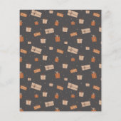 Carte Abstraite de vacances photo Arbre de Noël Bu (Dos)