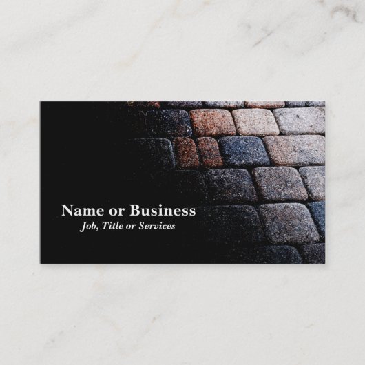 Carte abstraite d'un chemin de pierre ou d'une pas (Devant)